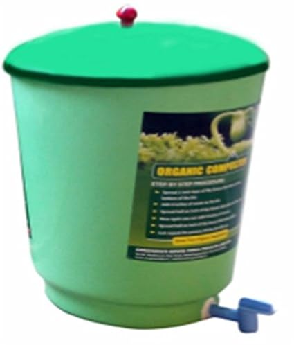 Organic Composter 20 ltrs + 1 Bag Microbes (10 ltrs) - Convert Kitchen Waste to Manure