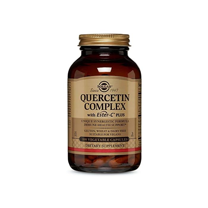 Solgar Quercetin Complex with Ester-C Plus, 100 Vegetable Capsules - Supports Immune Health, Antioxidant - Gentle on the…