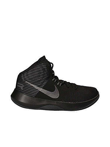 Nike Mens AIR Precision NBK Black MTLC Dark Grey White Size 10.5