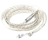 KZ ZS3 ZS5 ZS6 0.75mm Silver Plate Cable 2 pin Upgrade Replacement Earbuds Exchange Cable for KZ Earphones (ZS5 Silver cable)
