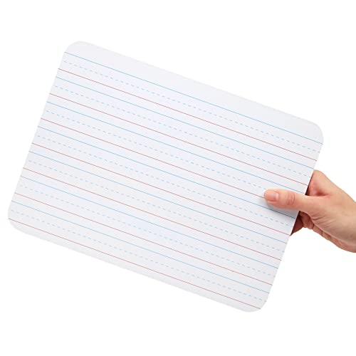 Juvale 12 Pack Lined Double Sided Dry Erase Board for Kids, Individual