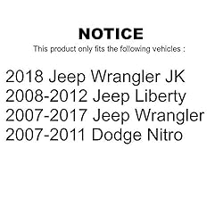 Front Rear Semi-Metallic Brake Pads Kit For Jeep
