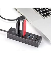 USB 3.0 3 puertos USB HUB con 3.0 lector de tarjeta TF SD. SuperSpeed 3 puertos USB HUB + 3.0 lector de tarjetas SD TF Card Tarjeta de apoyo 1 tarjeta MicroSD Support card2: tarjeta SD