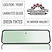 Make Auto Parts Manufacturing New Windshield Frame & Glass w/3 Pcs. Seal Kit, For Jeep Wrangler YJ, 1987-1995