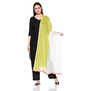Rangriti Women’s N/A Dupatta (132012_Lime Green_Free Size)