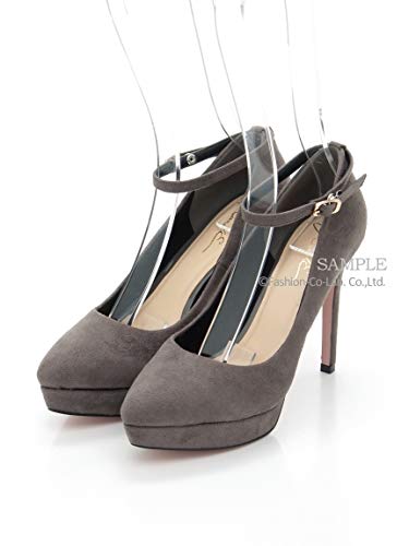 Amazon アール アンド イー アンクルストラップ付き2wayパンプス