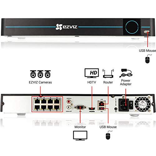 EZVIZ BN-1846A2 Quad HD 4MP Outdoor IP PoE Surveillance System - Thumbnail 3