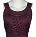 UniSweet Women's Elegant Vintage Ruched Pleated Casual Swing Dress