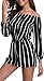 MISS MOLY Rompers and Jumpsuits for Women Long Sleeves Off The Shoulder Jumpsuit Summer Casual Playsuit w Belt Black