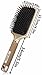 Velvet Touch Paddle Hair Brush by Yolika-Detangling Brush for Wet/ Dry Hair Straightening & Smoothing for Men ,Women & Kids (GOLD)