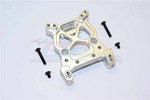 HPI Savage XS Flux Upgrade Parts Aluminum Front/Rear Shock Tower - 1Pc Set Silver