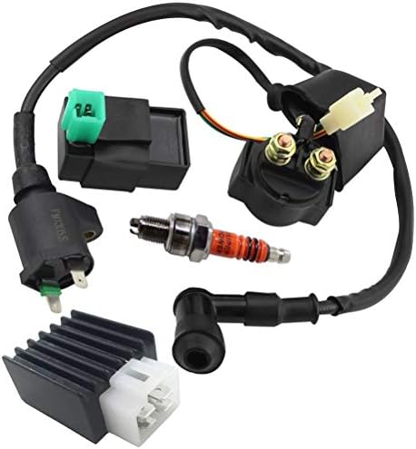 TOPEMAI Ignition Coil Solenoid Relay Voltage Regulator 5-PIN CDI