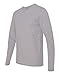 Next Level Mens Premium Fitted Long-Sleeve Crew Tee (N3601) -HEATHER GR -L