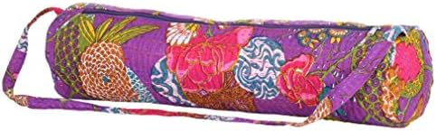 Stylish Yoga Mat Bag for Women by Abundant Life Yoga -Quality Guaranteed! (Purple)
