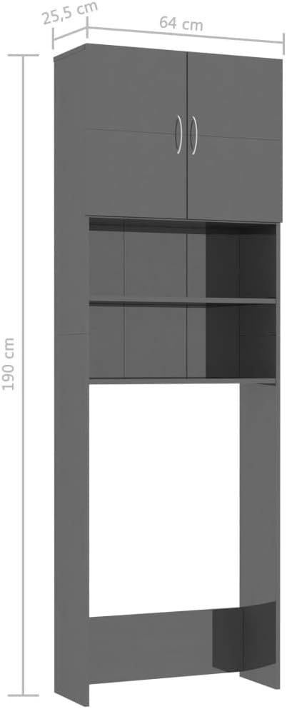 Shuangjun Waschmaschinenschrank Badregal Hochschrank Badschrank Badezimmerregal Mit Tur Und 3 Ablagens Waschmaschinen Umbauschrank Fur Toilette Badezimmer Balkon 62 5 X 19 5 X 178 Cm Schranke Badezimmer Ayurvedanetworkbhu Com
