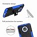 Yiakeng Moto G6 Case, Dual Layer Accessories Bumper Hard Protective Flip Phone Cases Cover with A Kickstand for Motorola Moto G (6th Generation) 5.7