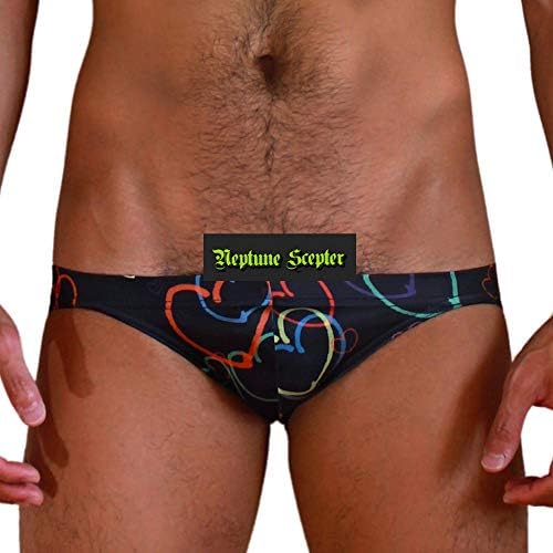 Neptune Scepter Men Sexy Contour Pouch, Low Rise, Swimming Briefs