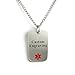 My Identity Doctor Custom Engraved Medical Alert Dog Tag 316L Steel Light-Weight