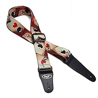 ChenyanAwesom Guitar Straps Guitar Strap Jacquard Weave Strap 2inch Wide Adjustable Length 51-60Inches Woven Jacquard Pattern Design Suitable for Bass, Electric Guitar Adjustable Length Guitar Straps