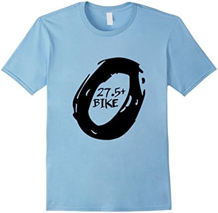 Men's 27.5 plus bike t-shirt Large Baby Blue
