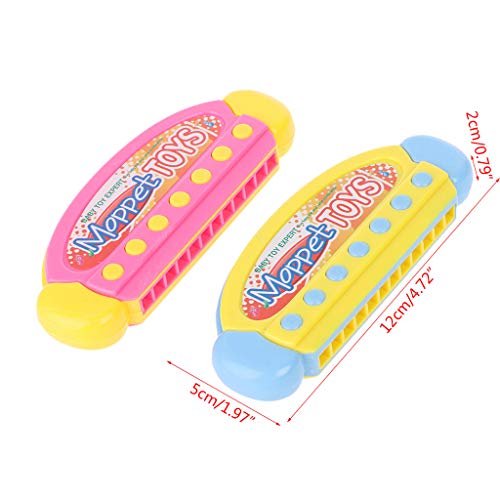 Shoresu Music Toy, Harmonica Music Instrument Mouth Organ Melodica Training Vital Capacity Baby Toy - Color Randomly