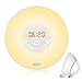 Wake Up Light, INLIFE Alarm Clock Sunrise Simulation Fading Night Light for Bedroom, with 7 Colors, Nature Sounds, FM Radio, Snooze Function, Touch Control