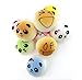 [BIG SIZE] BeautyMood 4Pcs Random Smiling face Round Squishy Kawaii Bread Smell Charms Cellphone Straps (Random color) by BeautyMoodTako