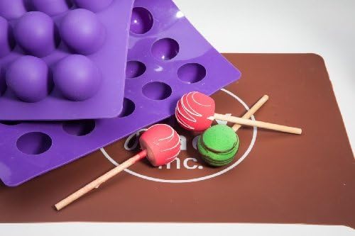 Truffly Made. XL Round Chocolate Truffle, Jelly and Candy Mold, 35 cavities, One step candy pop-out by Truffly Made