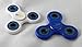Fidget Spinner Toy Ceramic Bearing Stress Reducing Shatter Resistant - EDC Focus Tri-spinner for Anxiety Stress Autism ADD OCD Boredom and Tension - 1m+ Spin Time -Non-3D Printed - Blue