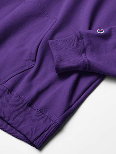 Champion Men's Powerblend Fleece Hoodie, C Logo, Purple, 3X-Large ...