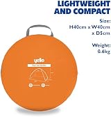 Yello Pop Up Beach Shelter 2-3 Person UPF 50+ Lightweight Orange view 4