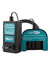 Creabest 12V batería 18V batería 1.2V-18V cargador de batería