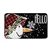 AVOIN Winter Snowman Decorative Doormat Buffalo Plaid, 18 x 30 Inch Christmas Holiday Non-Skid Floor Mat Switch Mat Indoor Outdoor Home Garden
