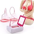 4 Sizes Electric Breast Massager, Breast Massage Enhancement Machine with 2 Modes, 15 Minutes Automatic Stop for Home Breast Care (B12.5cm)