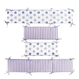 CoCaLo Mix & Match Reversible Bumper, Violet