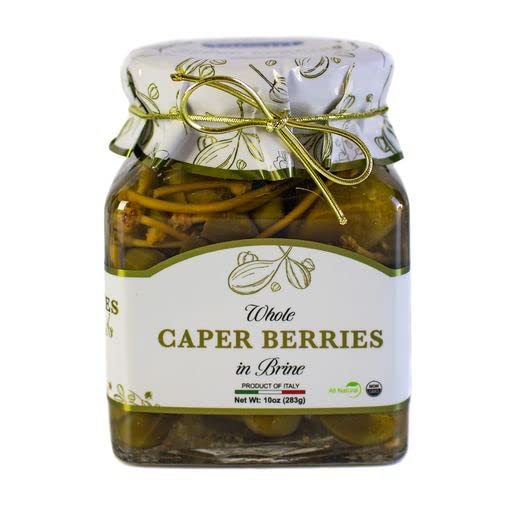 Giusto Sapore Caper Berries in Vinegar Antipasto 10.23oz Non GMO