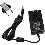 HQRP AC Adapter for Logitech Squeezebox Touch Wi-Fi Radio Music Player 930-000090 534-000200 993-000289 Power Supply Cord PSU + Euro Plug Adapter