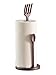 Fork and Spoon Cast Iron Paper Towel Holder – Metal, Heavy Duty, Rustic, Vintage, Recycled, Decorative Gift Idea – 6.5” Diameter Base / 15.75” Tall -by Comfify
