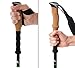 BRINGIT Strong Trekking Poles, Cork Grip Hiking Poles Collapsible, Lightweight, Quick Flip-Locks