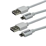 Micro USB Cable,OKPOW High Speed USB 2.0 A Male to Micro B Charging Cable Sync Cell Phone Cords for Samsung HTC Nokia Android Smartphones(2 Pack)
