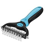Sulie Tech Pet Grooming Brush, Dematting Undercoat