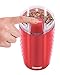 Chefman Electric One-Touch Coffee Grinder for Fresh Coffee Grounds, Durable Stainless Steel Blades, 100 Gram/ 3.5 oz. Bean Capacity, for Up to 12 Cups of Coffee, Powerful 150 Watt, Red