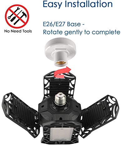 2 2+Pack+Garage+Lights+120W+Multi+Position