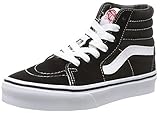 Vans Kids Sk8-Hi Black/True White Skate Shoe 3.5 Kids US