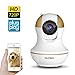 AKASO IP1M-902 Wireless IP Camera Home Wifi Security HD 720P Baby Monitor Video Surveillance Network Webcam - Plug/Play, Night Vision, Two Way Audio, Pan/Tilt