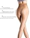 Women's Pantyhose Black Nude Control Top Sheer Tights Nylons Multipack - 3 Pack Nude Size M