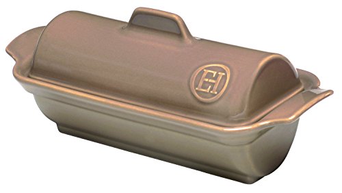 Emile Henry France Ovenware Terrine Foie Gras Medallion, Oak 1 Emile Henry France Ovenware Terrine Foie Gras Medallion, Oak