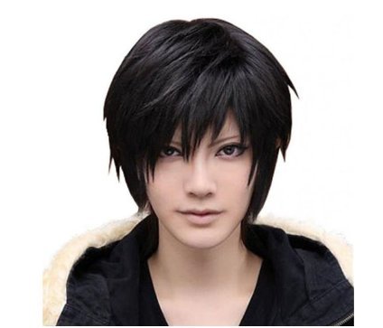 Mermaid men s short straight hair wig- male fashion coo…