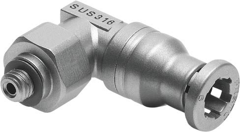 Festo 162871 CRQSL-M5-6 Push In L-Fitting, 2mm