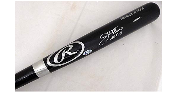 jim thome autographed bat